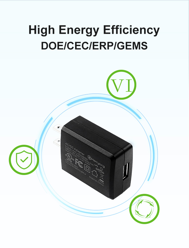 American Standard 5Volt 2.1Amp Black USB A Charger