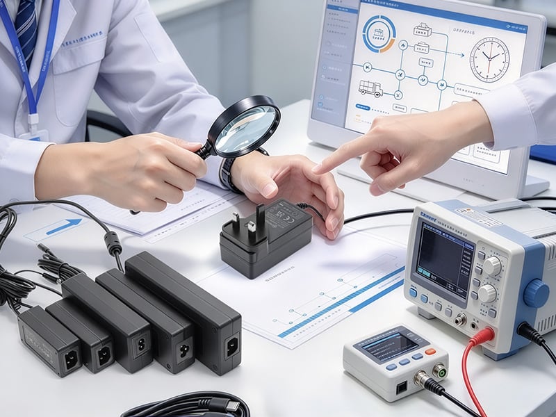 how does a power adapter factory ensure batch consistency-0