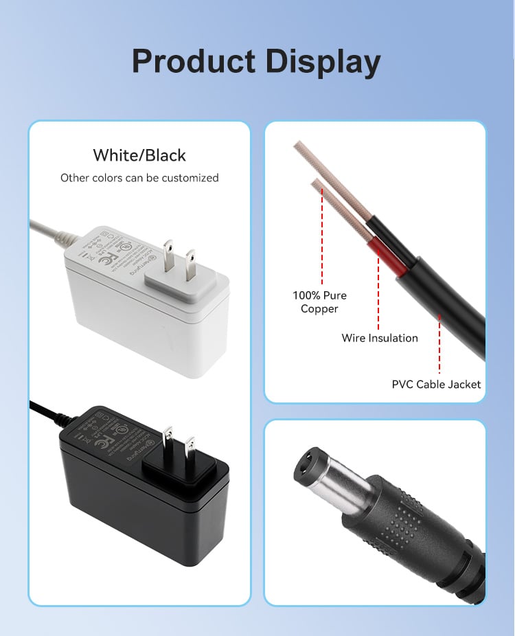 AC DC 24V 2.5 Amp Power Supply Adapter