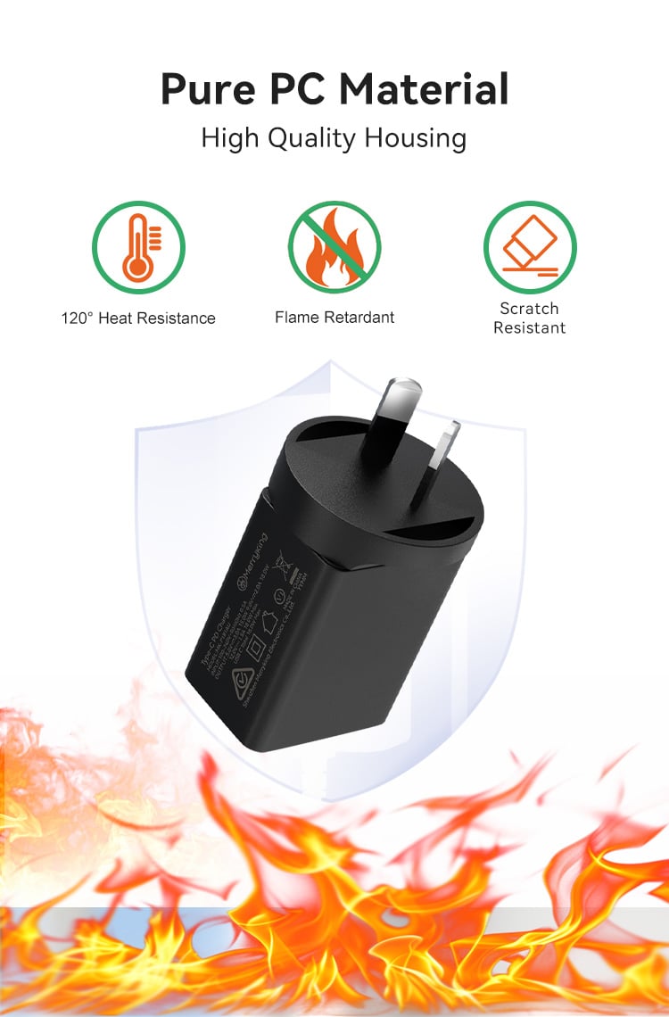 AU Plug Type-c 18W Fast Charger