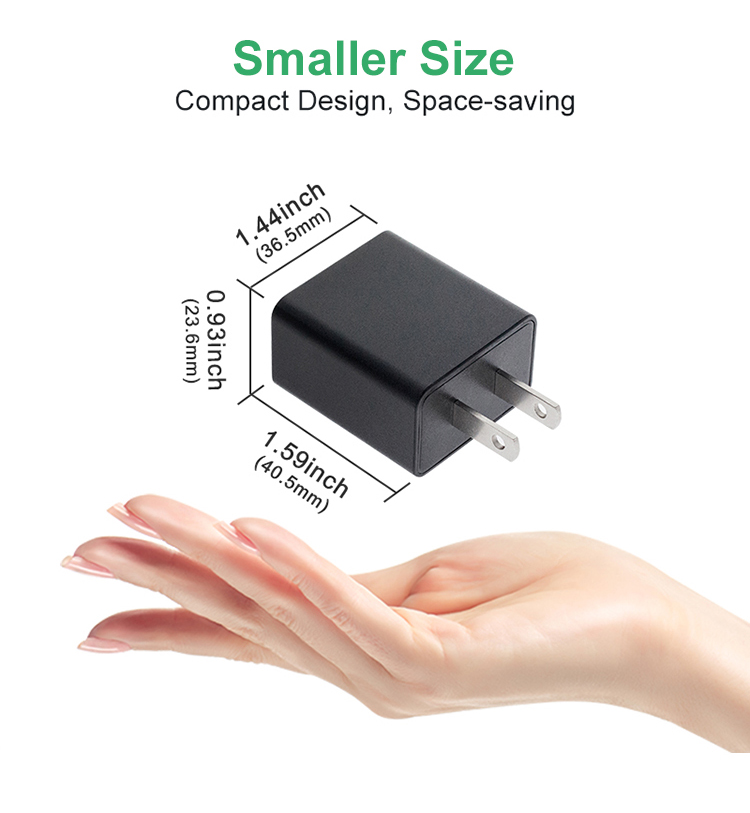 American Type 5V 2.4A Wall USB Charger Adapter