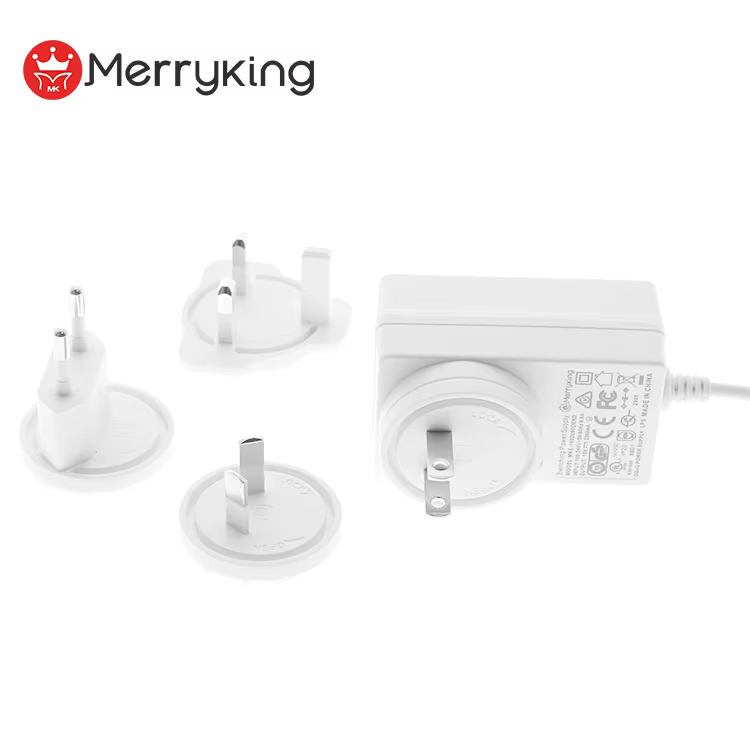 12 Vdc 3 Amp Interchangeable Switching Power Adapter