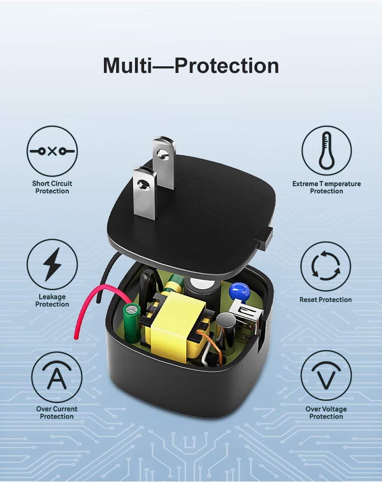 US Type 5V 1A USB Charger Adapter