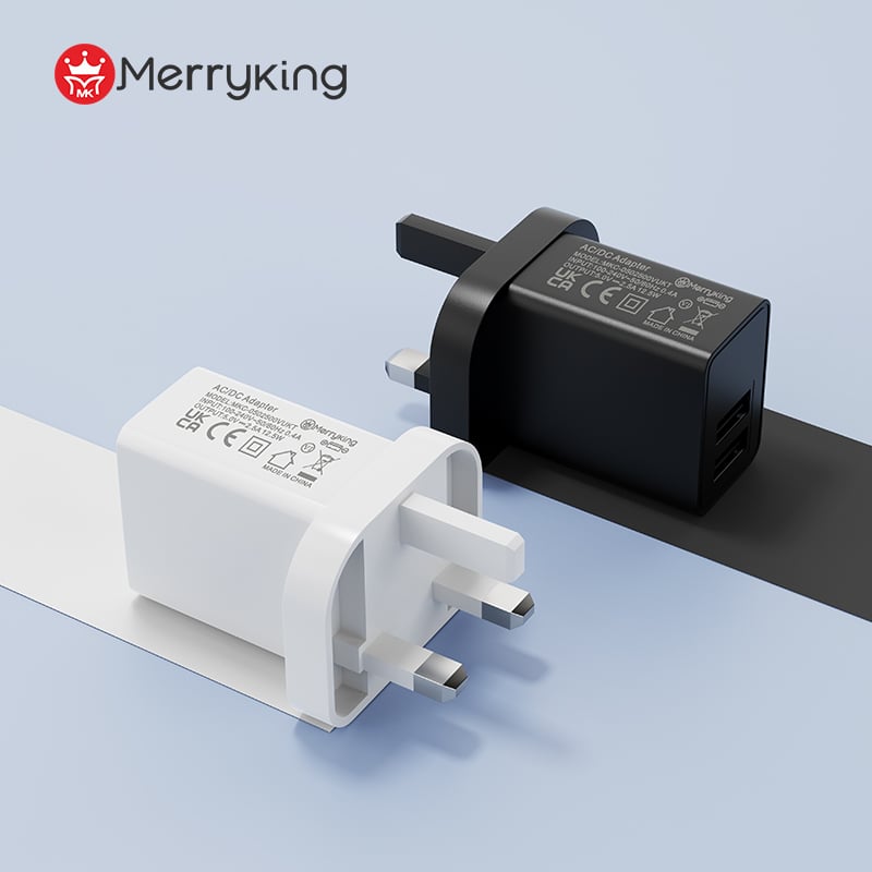 UK Plug 5V 1000mA USB A Wall Charger