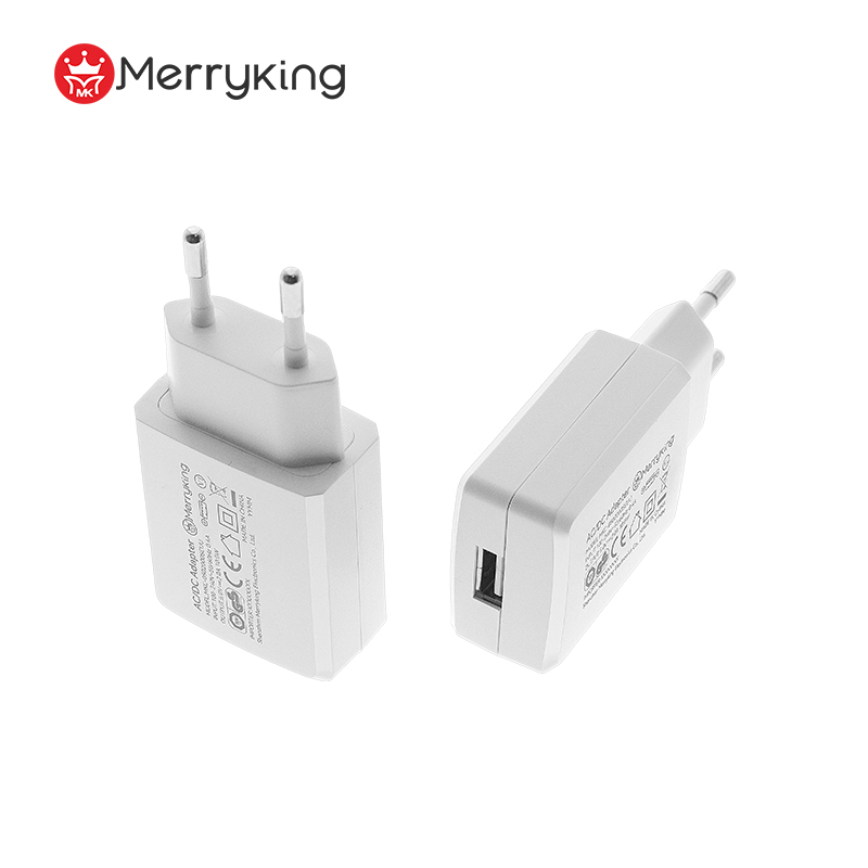 European Standard 5V 2mA USB Block Charger
