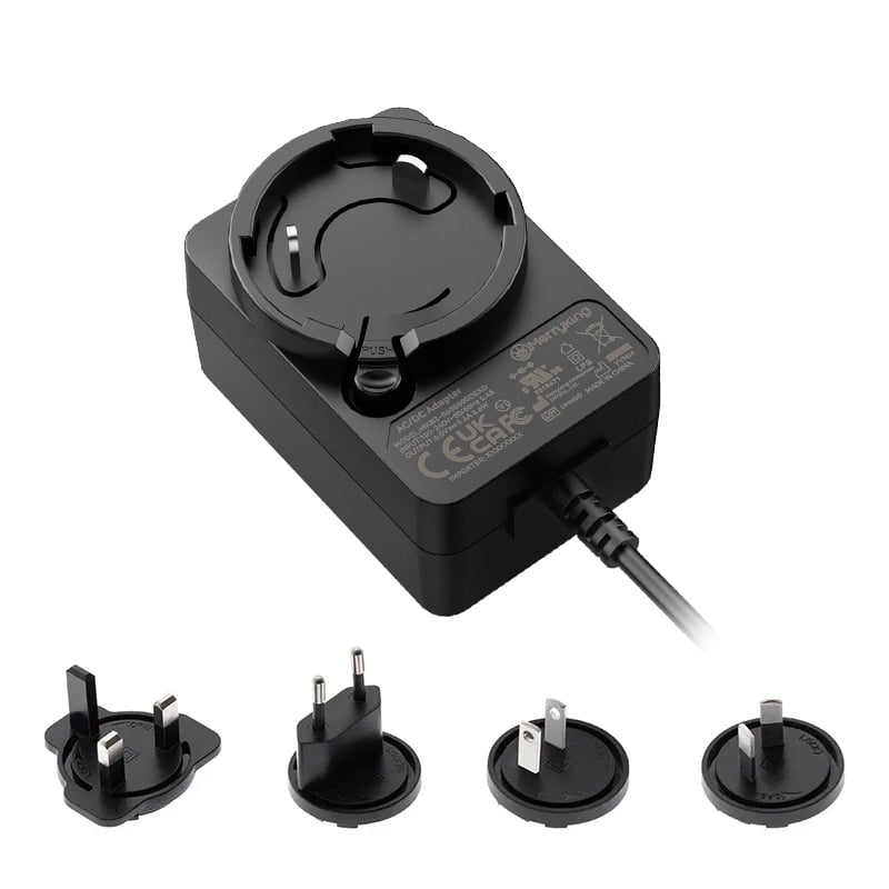 Interchangeable Plug 5V 2.5A Medical Adapter