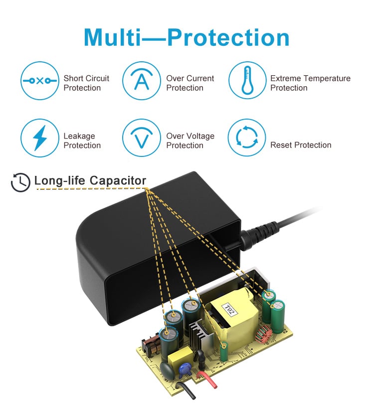 12 Volt 2 Amp Slim Power Adapter