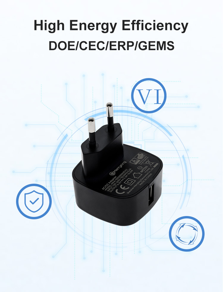 European Type 5V 2.5A USB Portable Charger