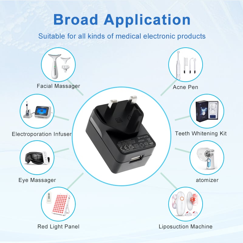 AC DC 6 Volt 2 Amp Medical Power Supply