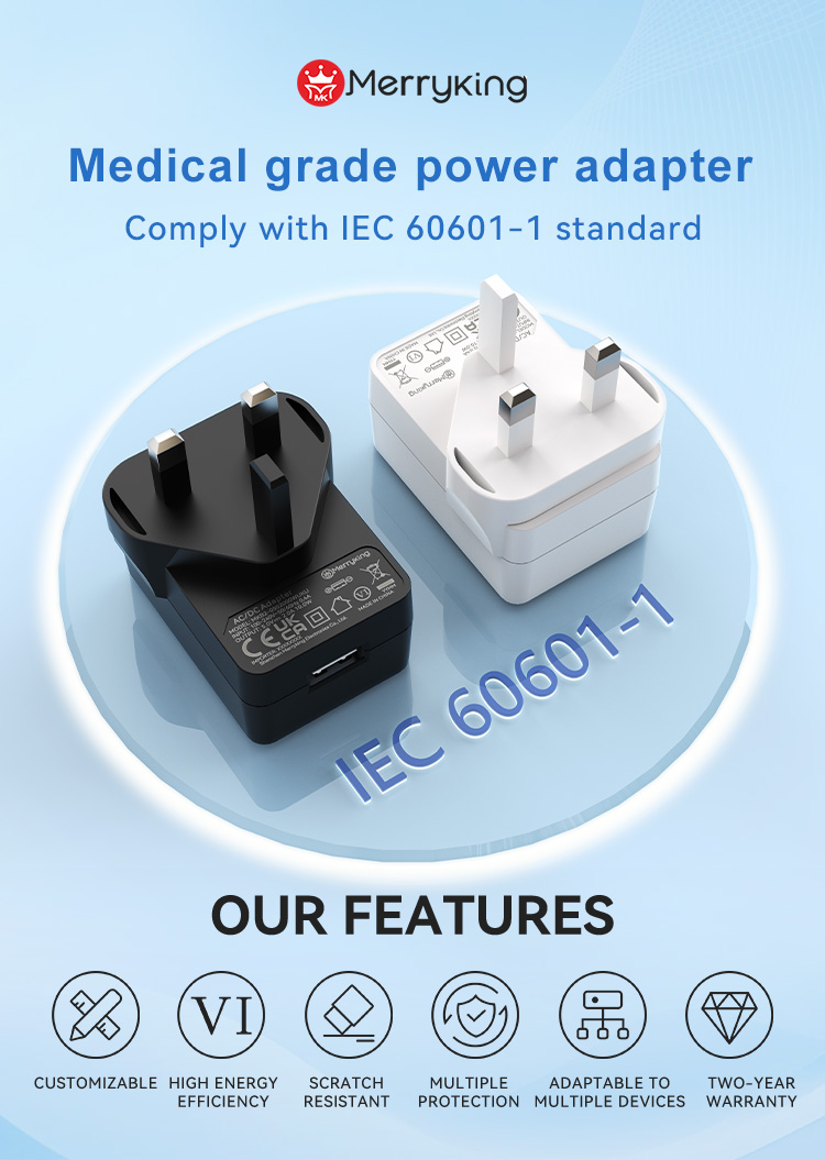 AC DC 6 Volt 2 Amp Medical Power Supply