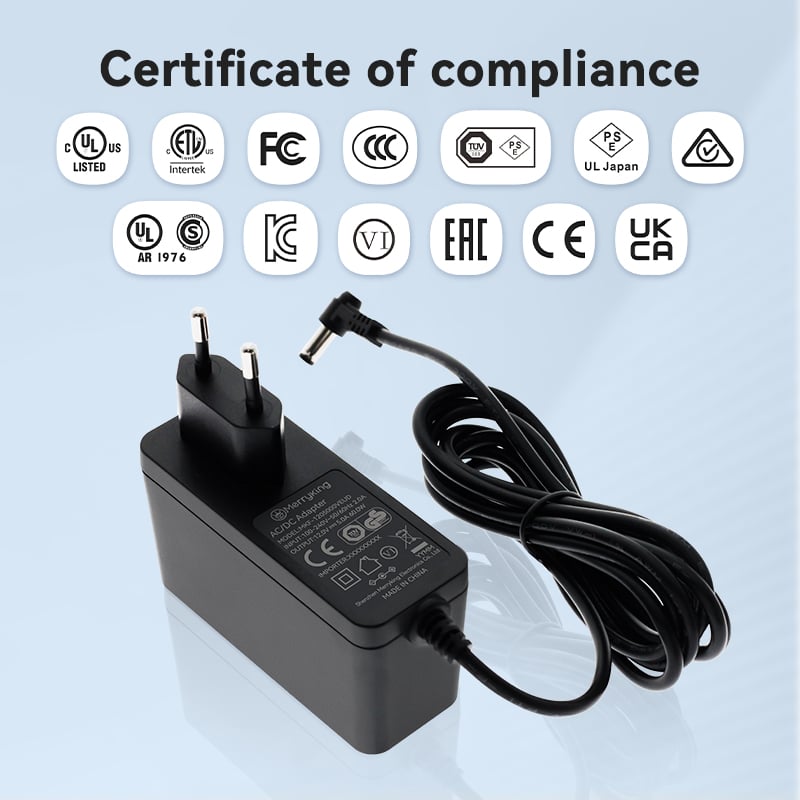 ספק כוח מנותב עם פלטפורמיה אירופאית 19V 3A