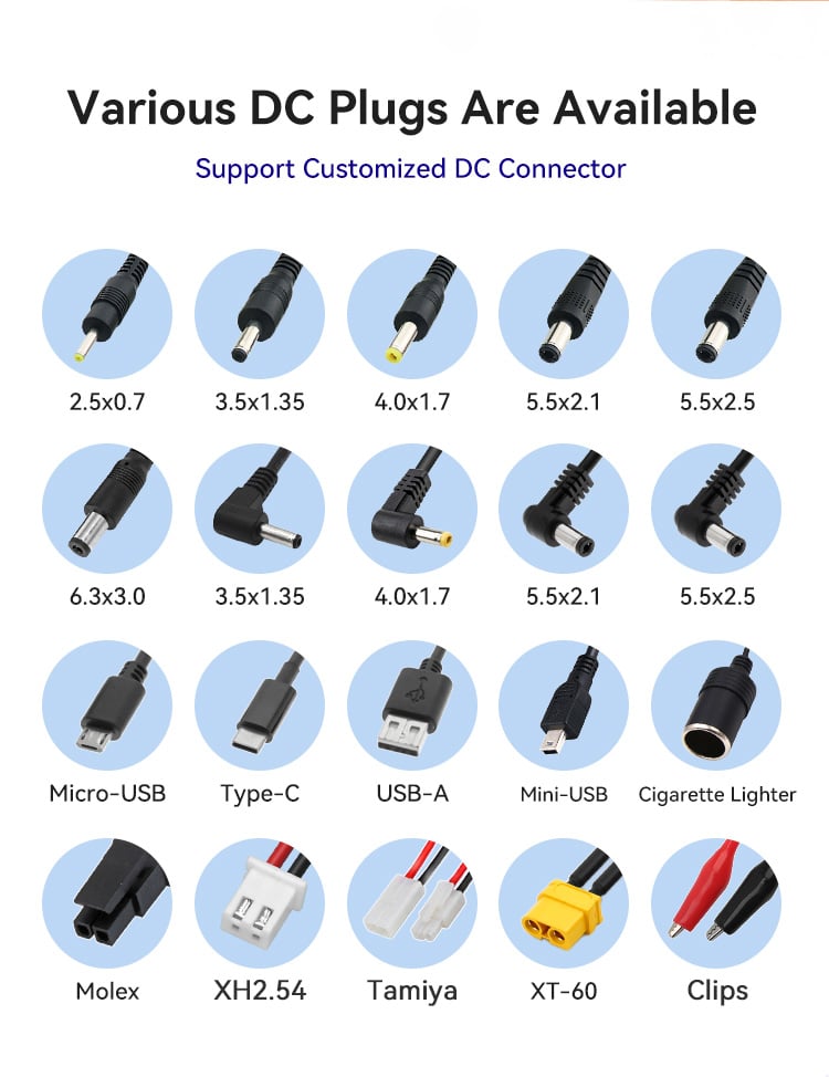 AC DC 24V 2.5 Amp Power Supply Adapter