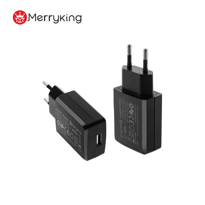 European Standard 5V 2mA USB Block Charger