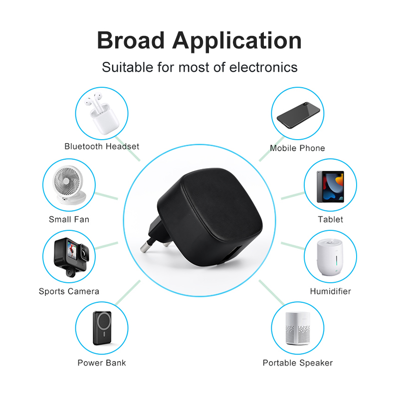 European Type 5V 2.5A USB Portable Charger
