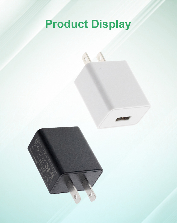 American Type 5V 2.4A Wall USB Charger Adapter
