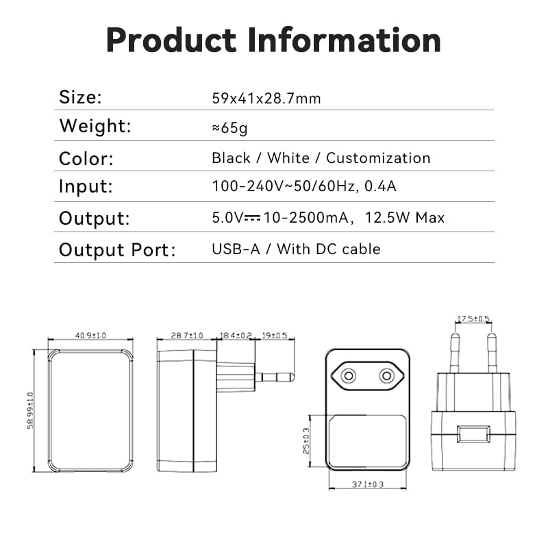 Medical Power Supply 12V 1A