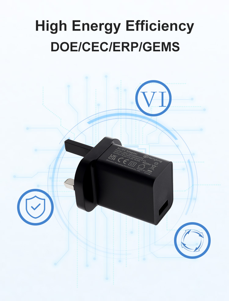 UK Type 5V 1.2A Portable Charger