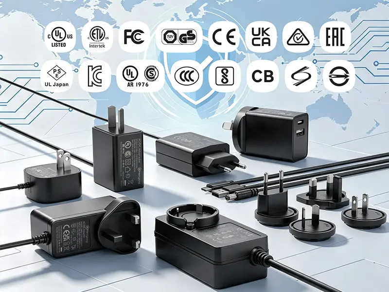 Global Power Adapter Certification Guide: UL, CE, UKCA, PSE, KC and More