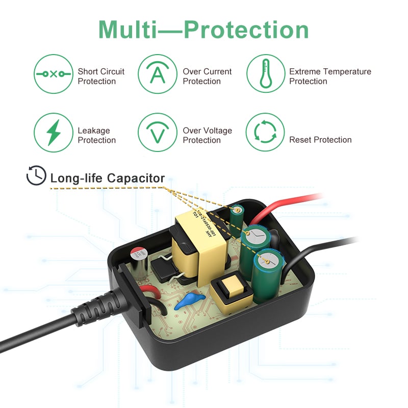 AR vtič AC/DC adapter 36 V 0,5 A 18 W