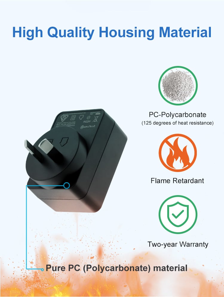 5V 1A Medical Grade Power Adapter