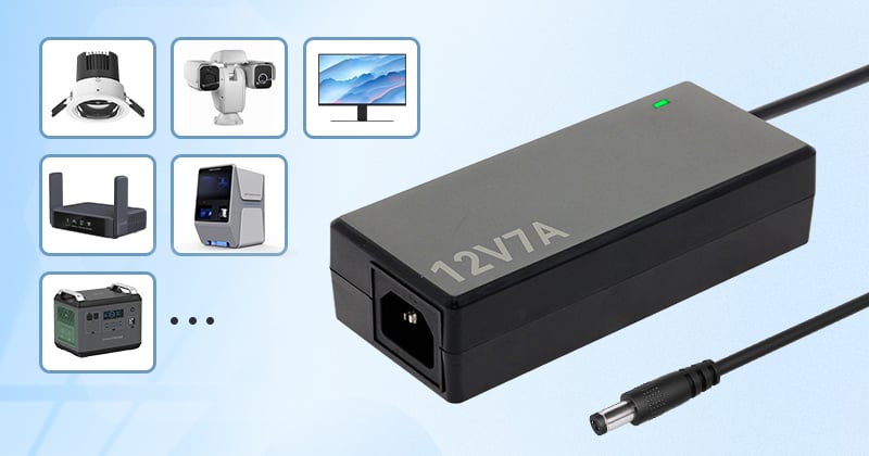 12V 7A एडाप्टर का उपयोग किस लिए किया जाता है?