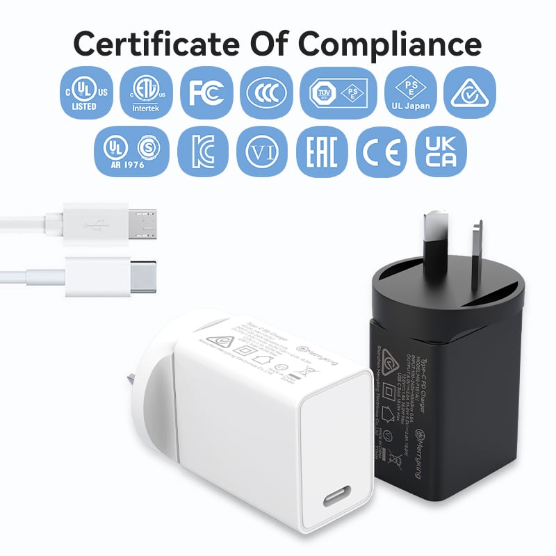 AU Plug Type-c 18W Fast Charger