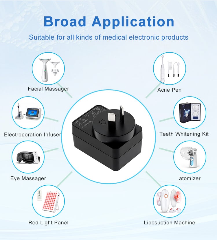 5V 1A Medical Grade Power Adapter