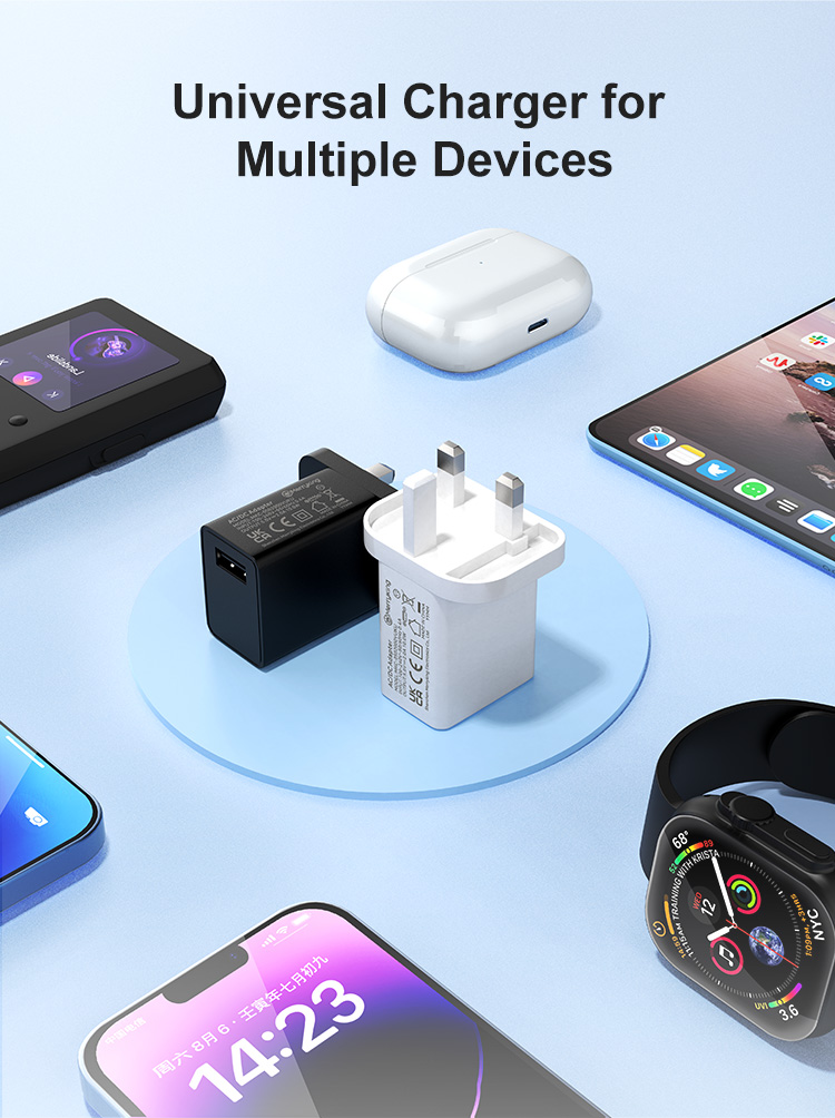 UK Type 5V 1.2A Portable Charger