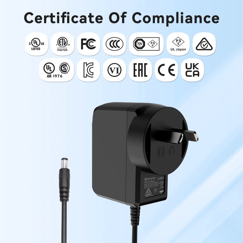 Adaptor Pŵer â Steg Argentina 18V 1A