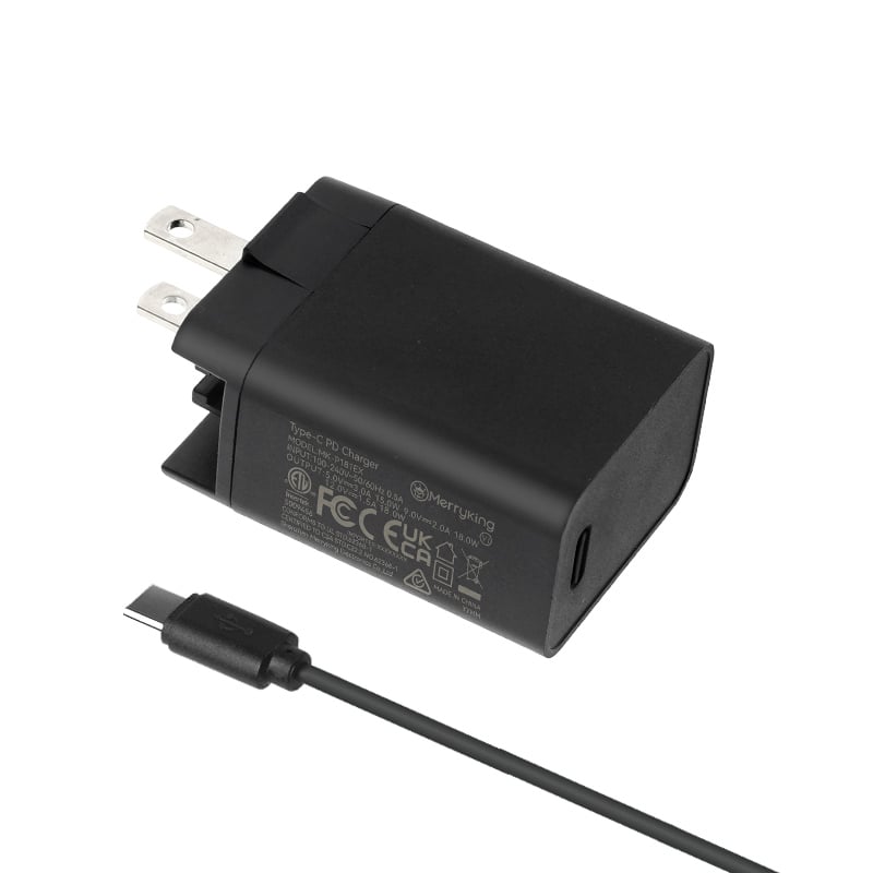 Interchangeable Plug Type-c 18W Fast Charger