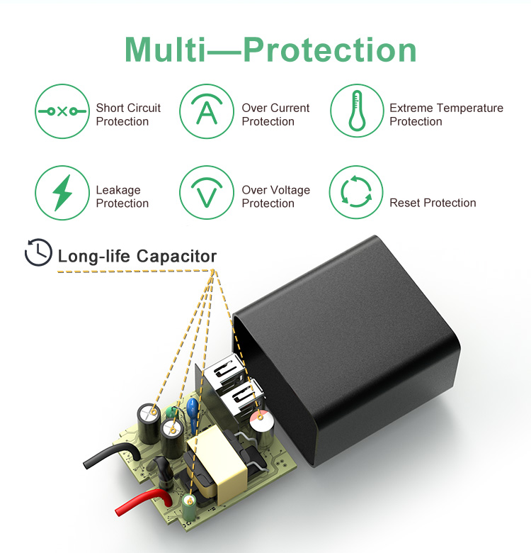 UK Plug 5V 1000mA USB A Wall Charger