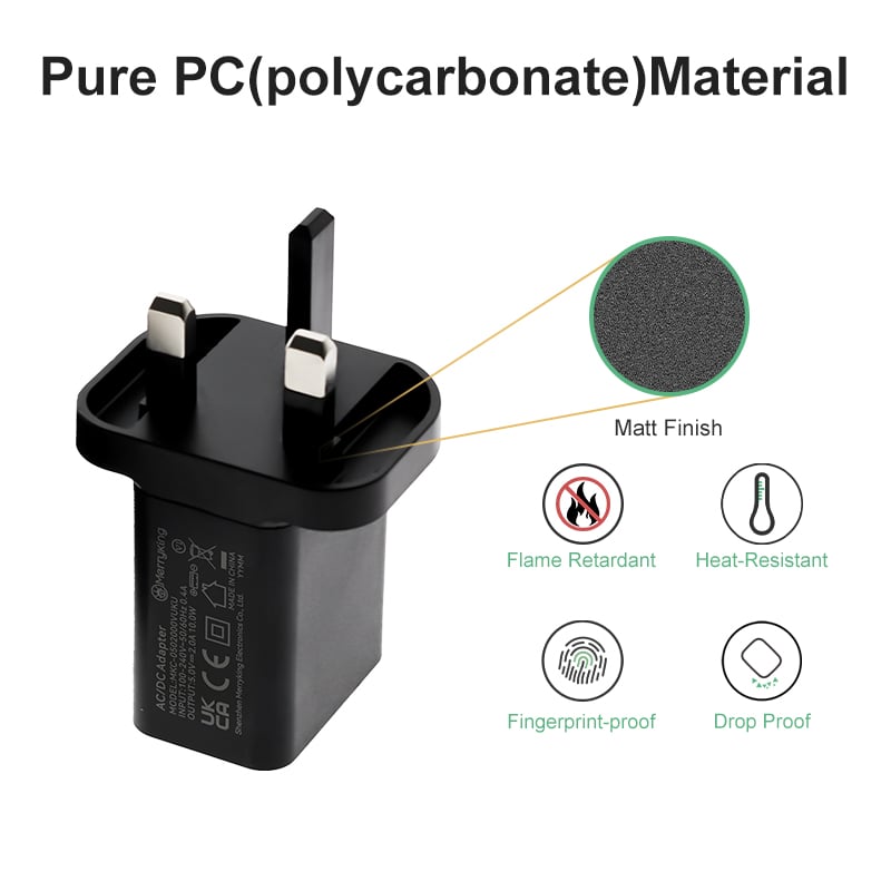 UK-Typ 5V 1,2A Portables Ladegerät