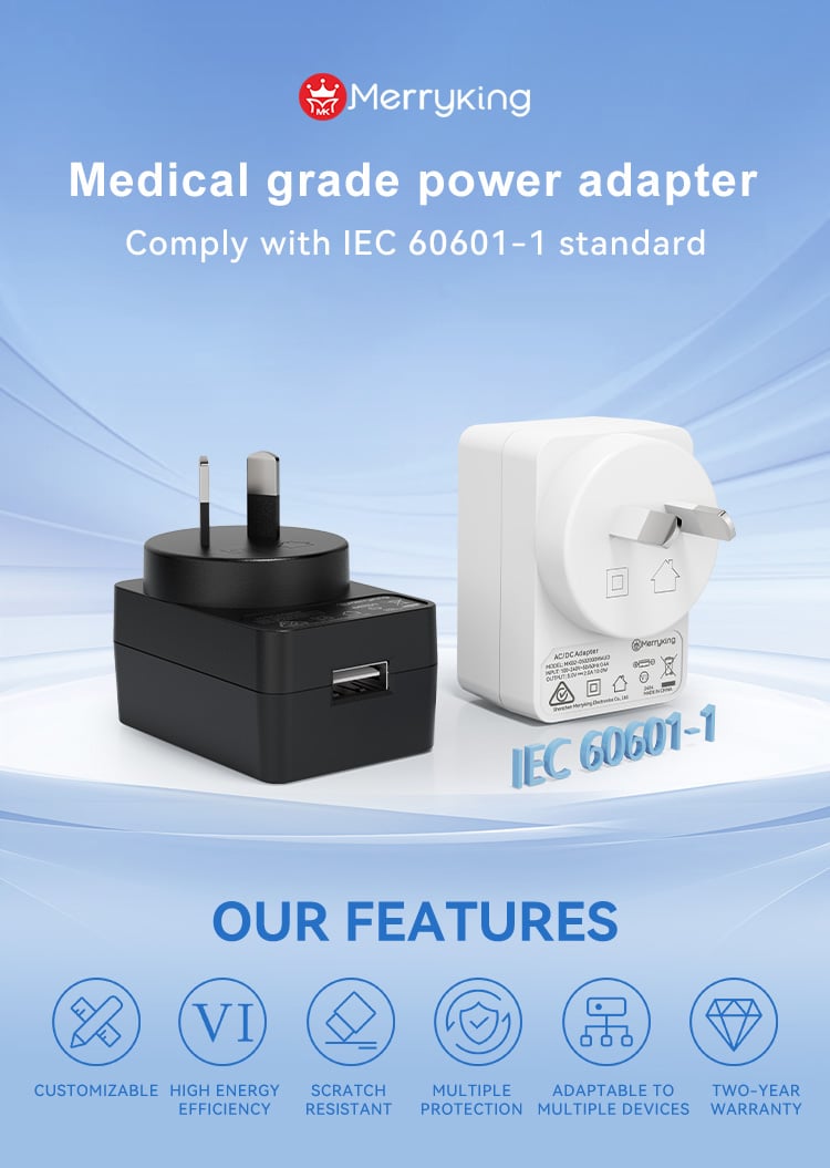 5V 1A Medical Grade Power Adapter