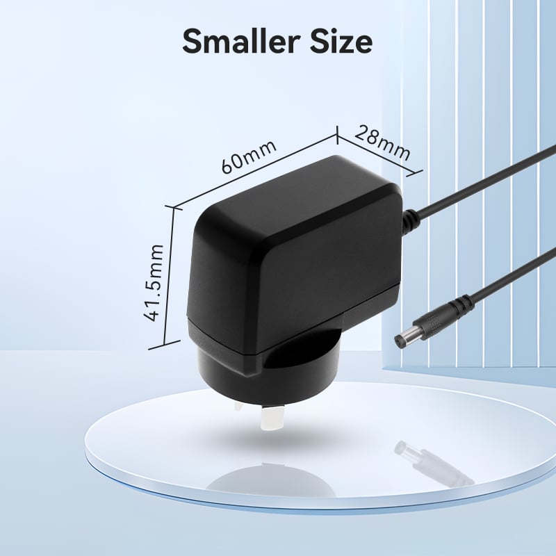 Adaptor Pŵer â Steg Argentina 18V 1A