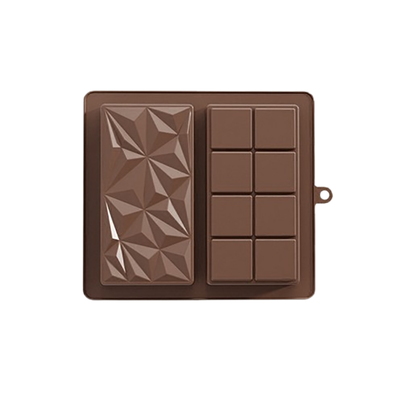 HOT Silicone Dubai Chocolate Bar Molds 2-in-1 diy chocolate mould silicone mold for making chocolate