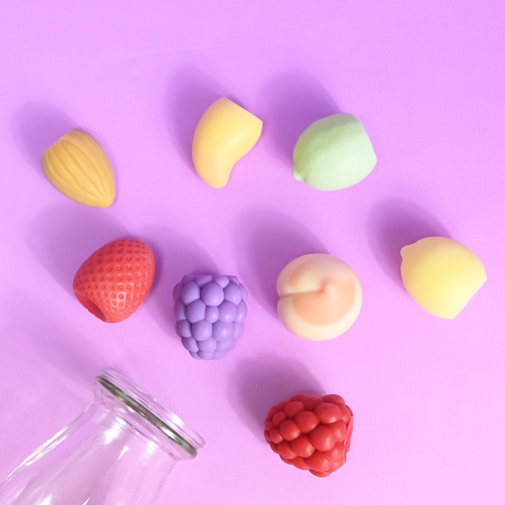 Food-Safe Silicone Fruit Molds - Chocolate, Candy & Soap