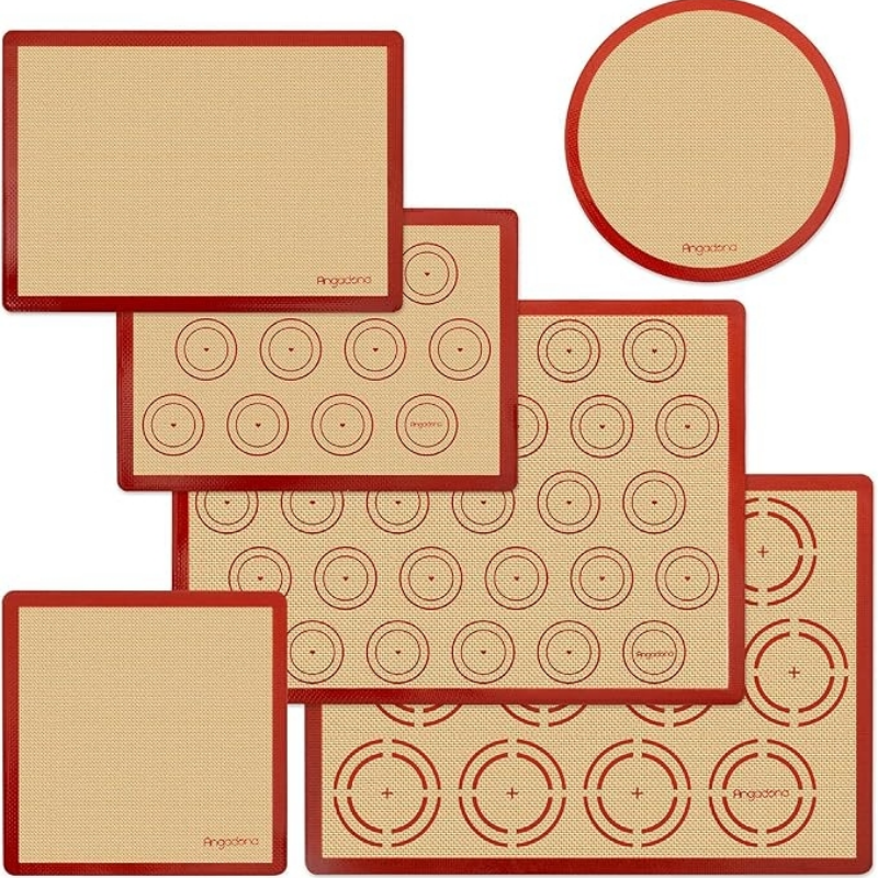 HOT Nonstick Silicone Baking Mat Set Non Slip Silicone Baking Cookie Sheet Set oven mat
