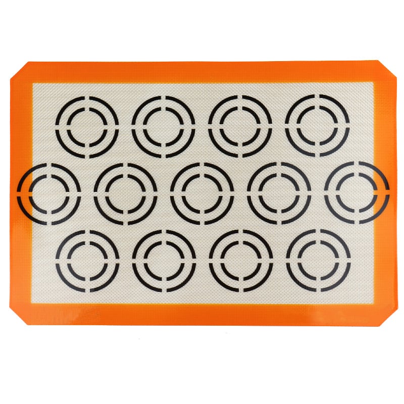 HOT Heat Resistant Reusable Silicone Macaron Baking Mat Non Stick Macaron Baking Sheet Silicone Cookie Baking Sheet