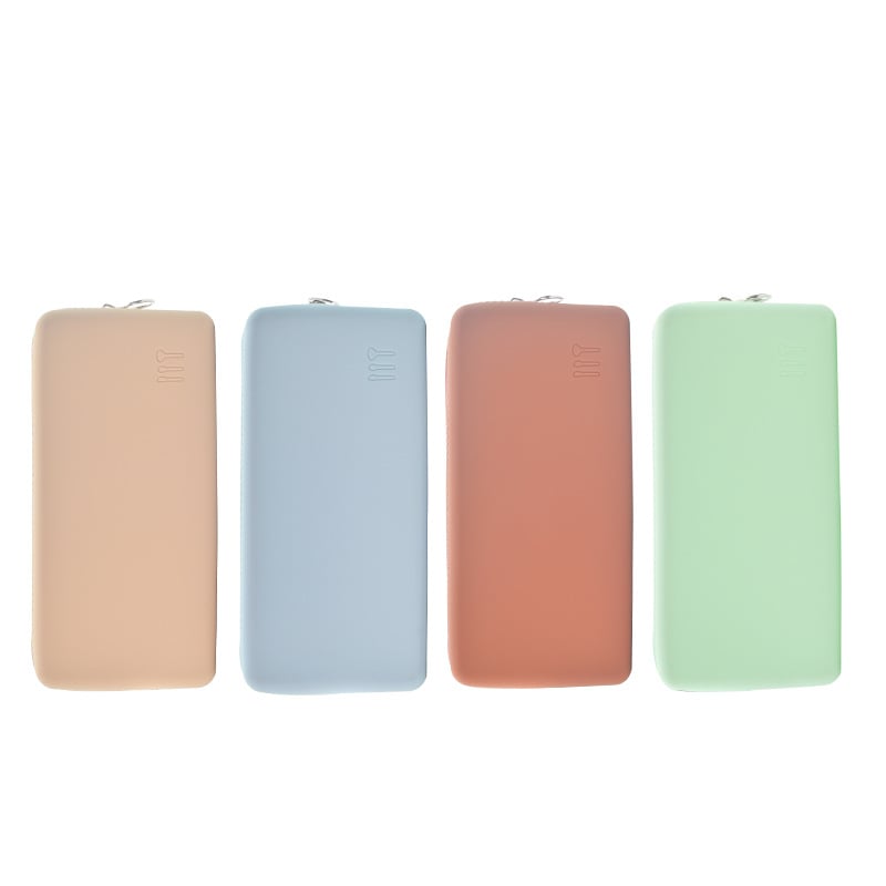 HOT Colorful Waterproof Portable Travel Silicone Makeup Bag Cosmetic Bag Anti-Fall Out Zipper 