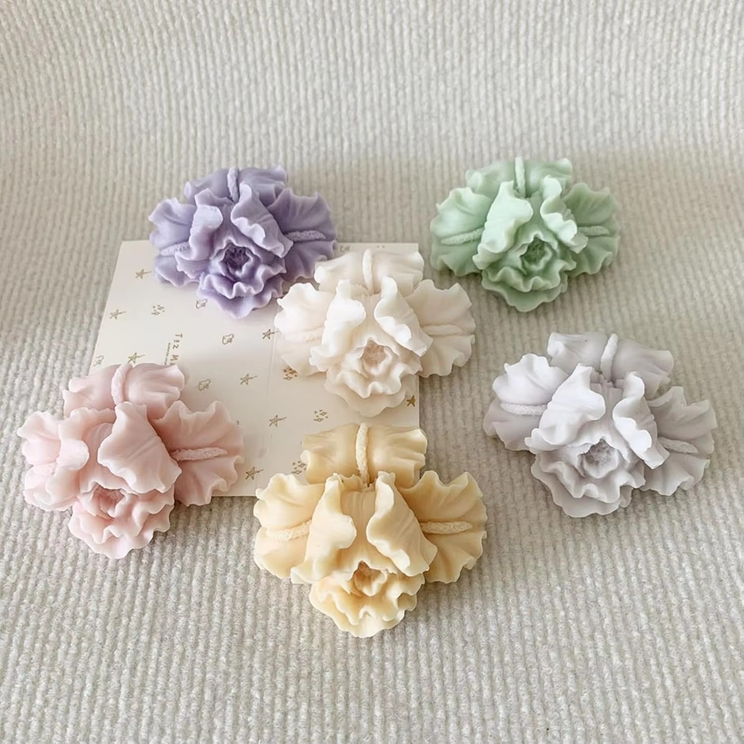 HOT 3D Iris Flower Silicone Mold for Candle, Soap, Fondant & Baking