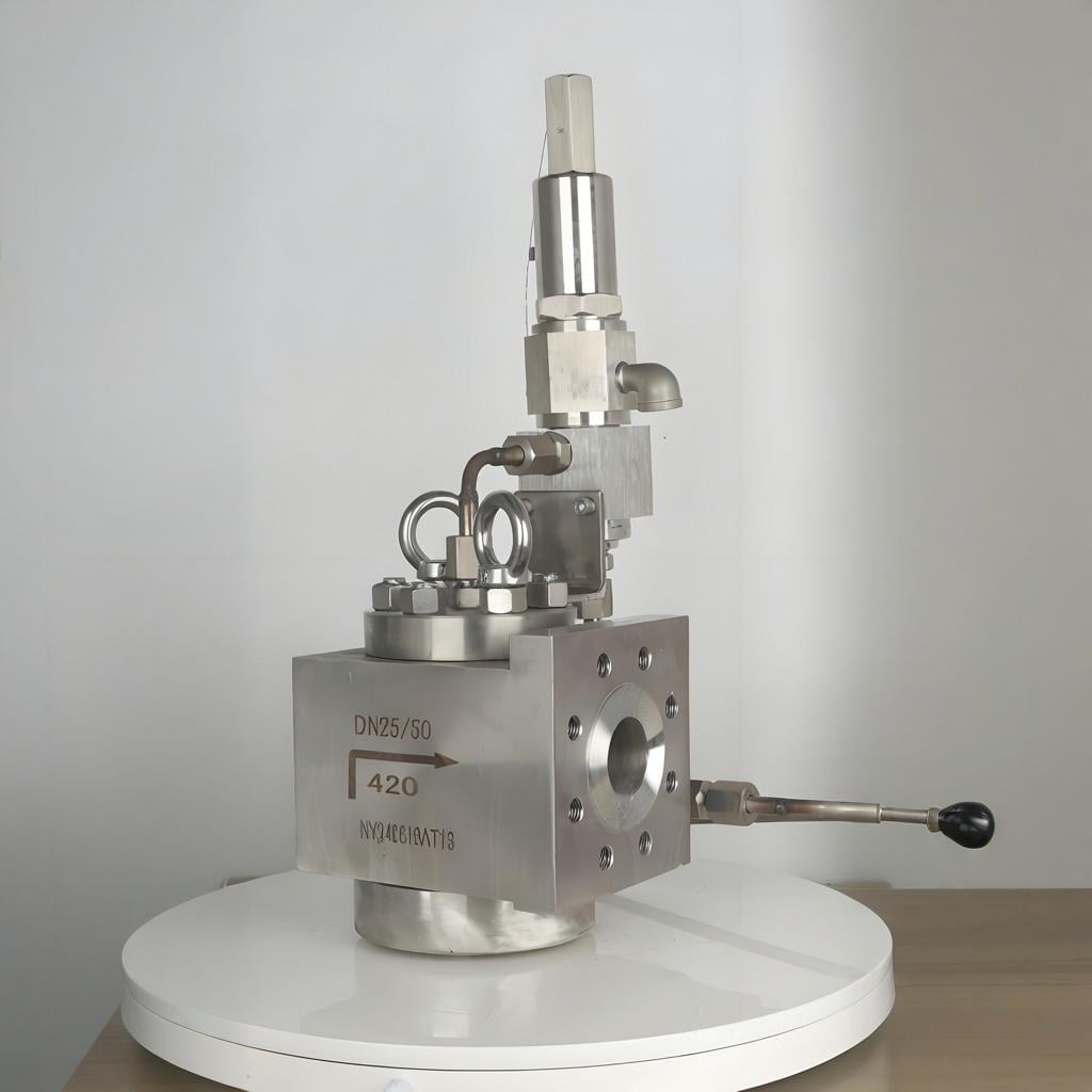 Pilot-Operated Safety Valve—Snap-acting DIN
