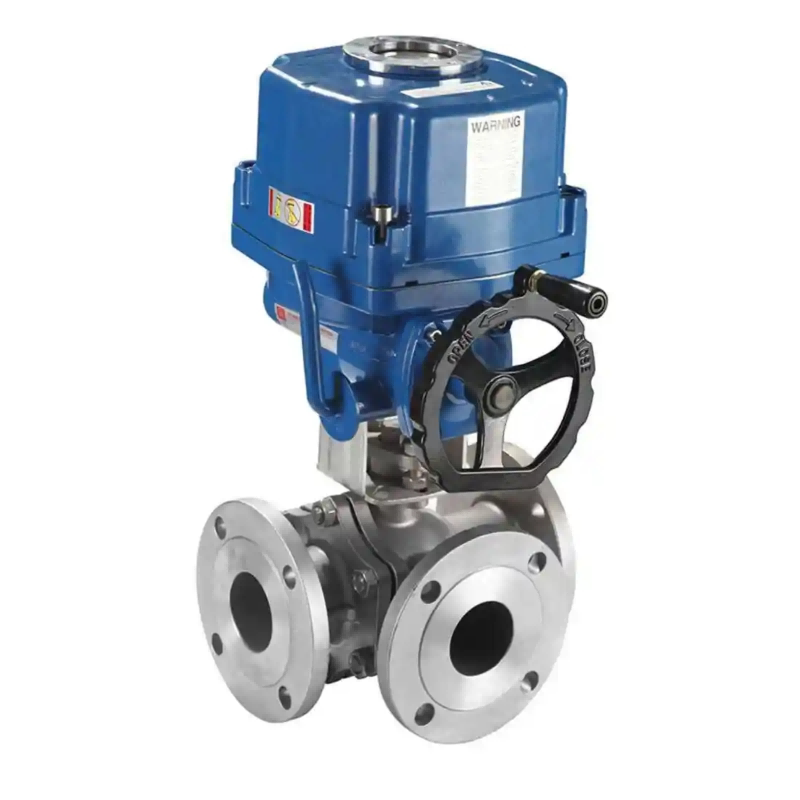 Heavy Duty 3-Way Ball Valve for Helium Systems | DN600 150LB High-Pressure Valve | Anti-Corrosion Stainless Steel | L-Port/T-Port Configuration