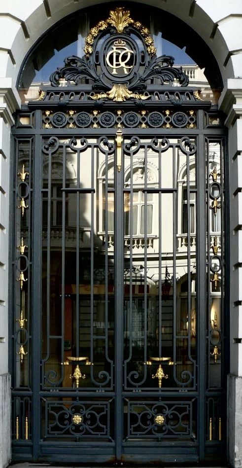 What are the advantages of wrought iron doors?