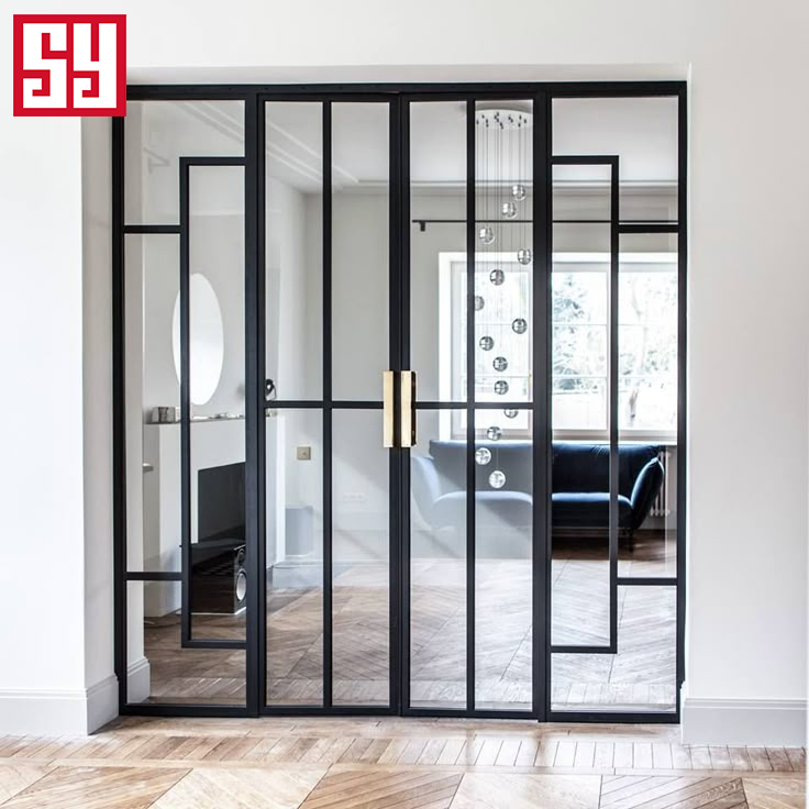 What are the advantages of a sliding door?