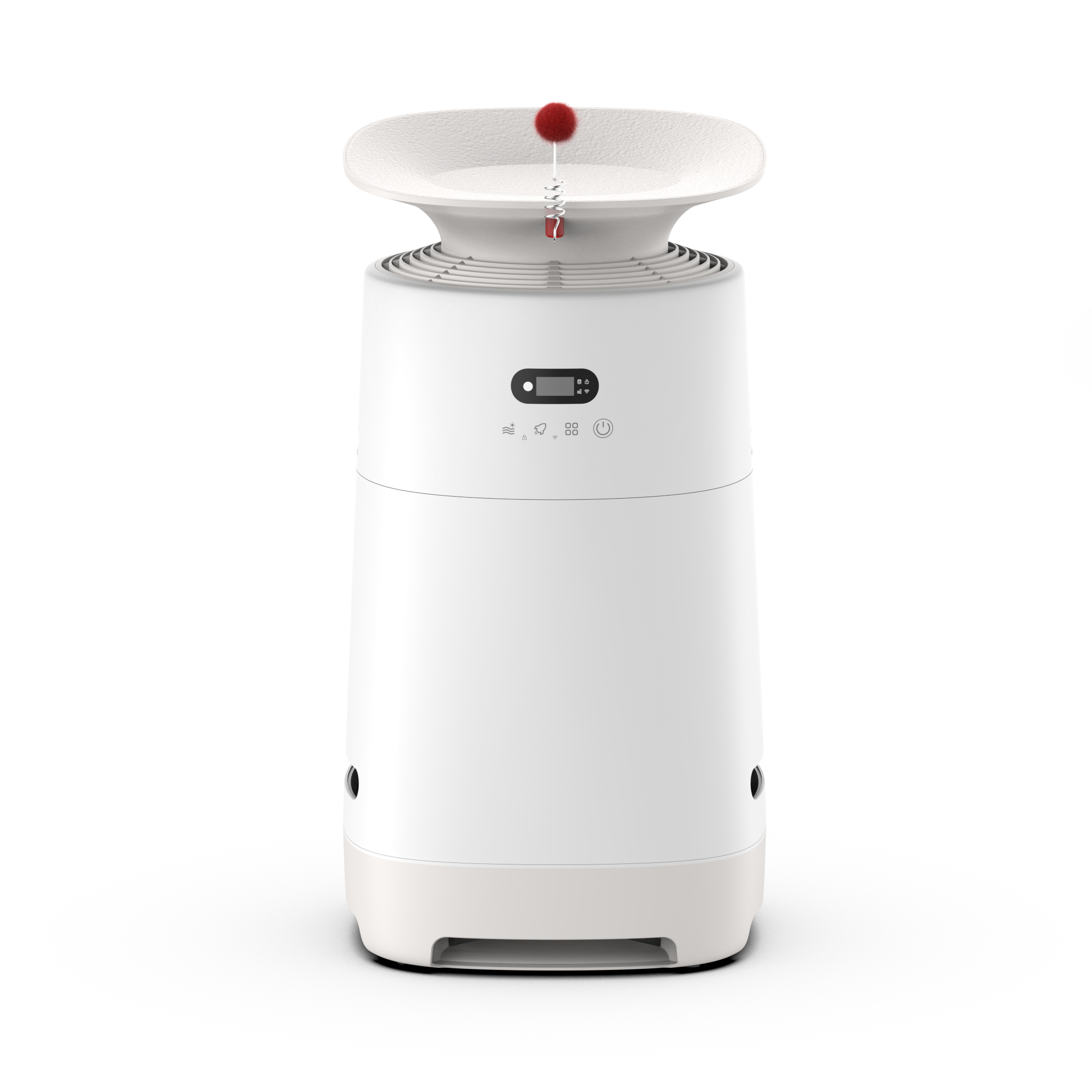 Máy lọc không khí Turbo Pet với bộ lọc có thể rửa, khoang thu lông thú cưng tích hợp để loại bỏ lông và mùi hôi