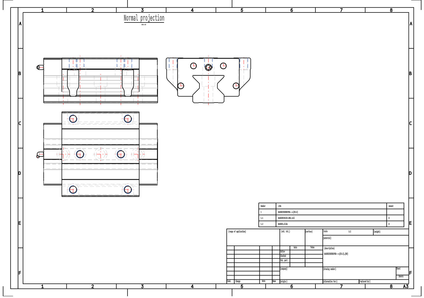 RA65EM Low-friction Linear Guide NSK RA-EM Roller Linear Guide details