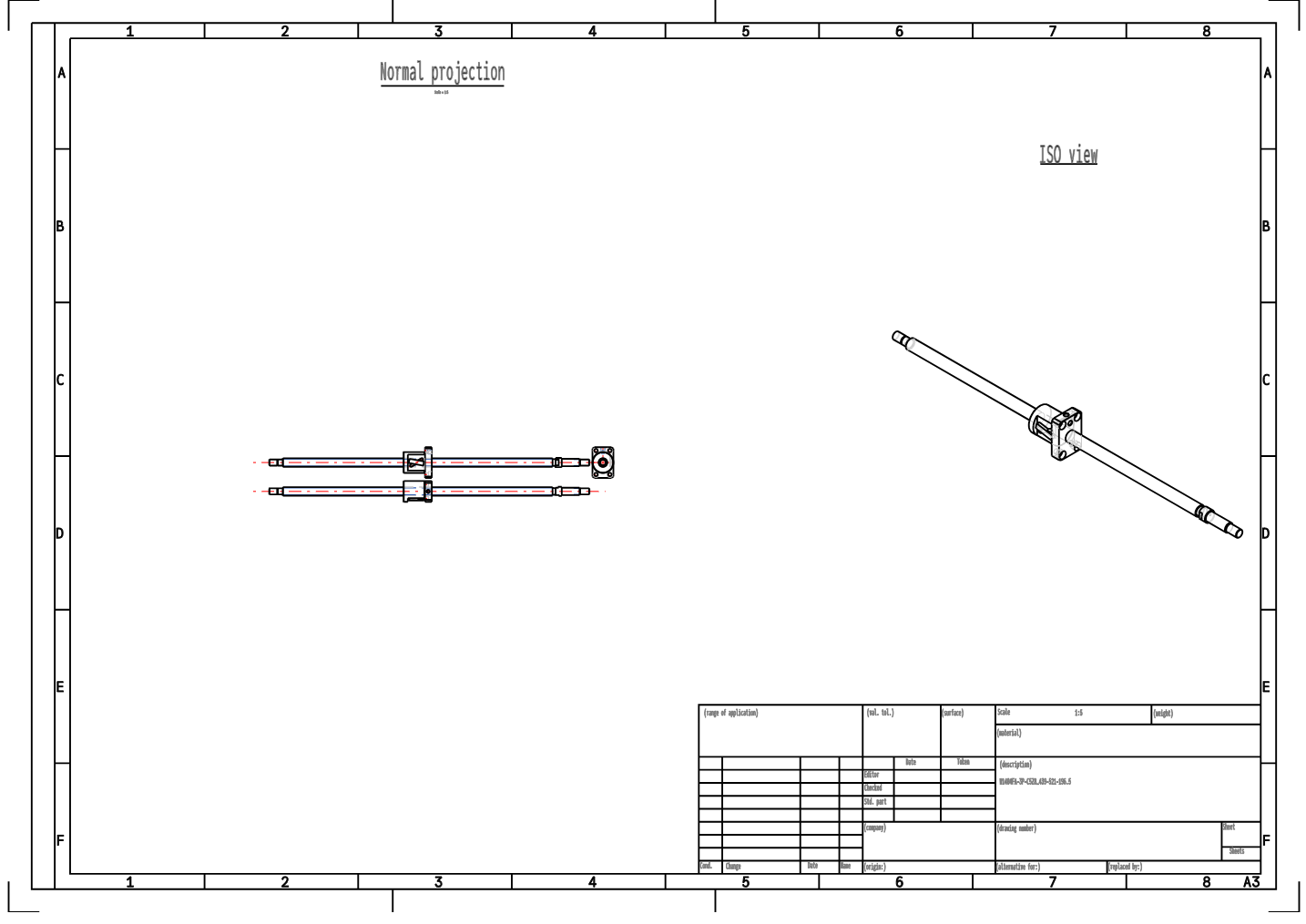 W1404FA-3P-C5Z8 NSK FA type ball screw with finished shaft end manufacture