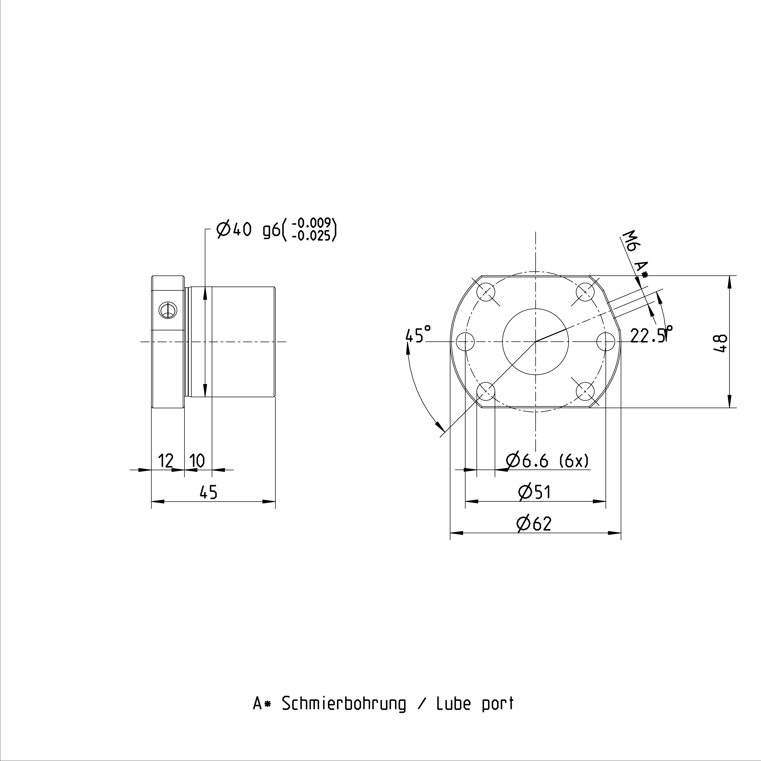 R150221083 Rexroth Ball Screw Nut Rexroth FEM-E-B Nominal Diameter 20mm details