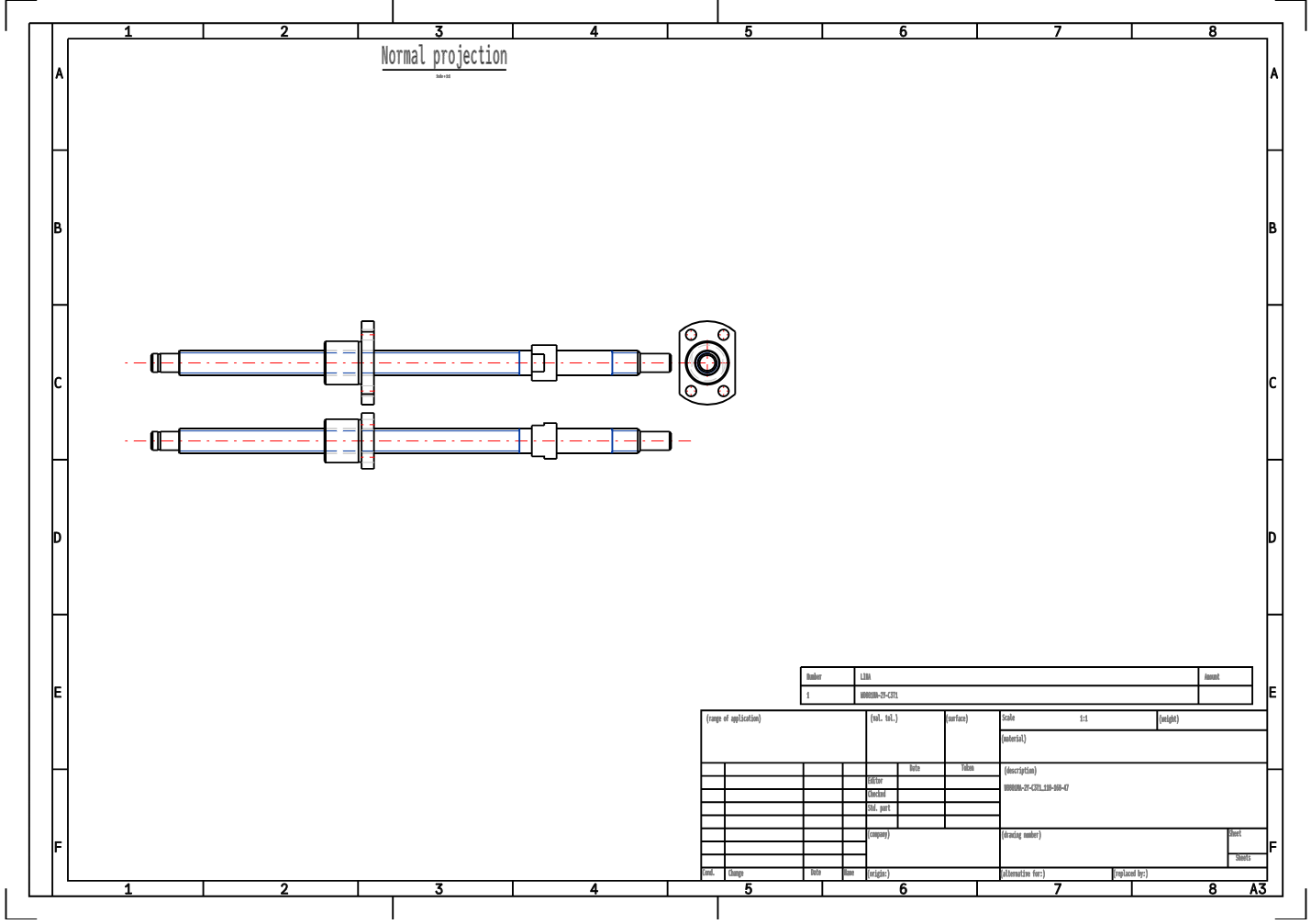 W0801MA-2Y-C3T1 Industrial Robot Ball Screw NSK Internal Circulation Series manufacture