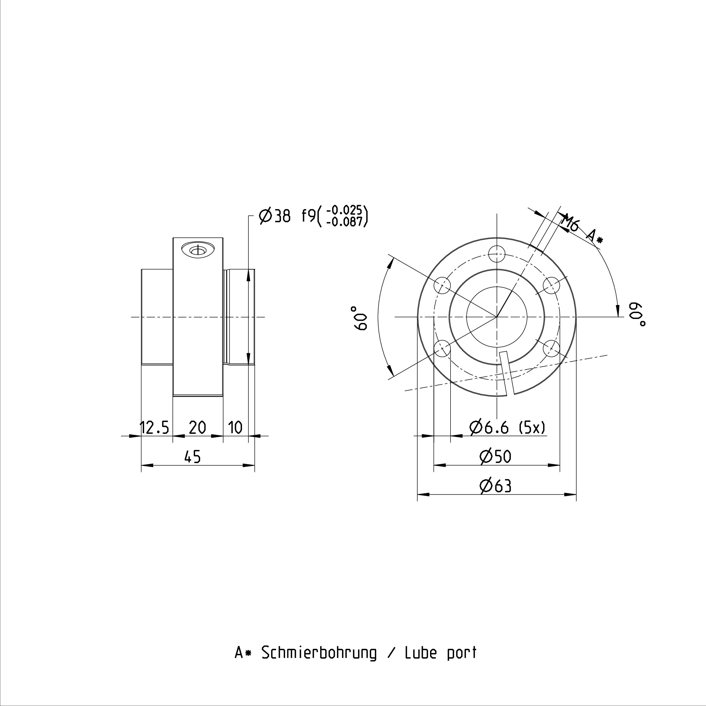 25 x 5R x 3 - 4 R151221014 Rexroth SEM-E-S Ball Nut Adjustable Gapless supplier